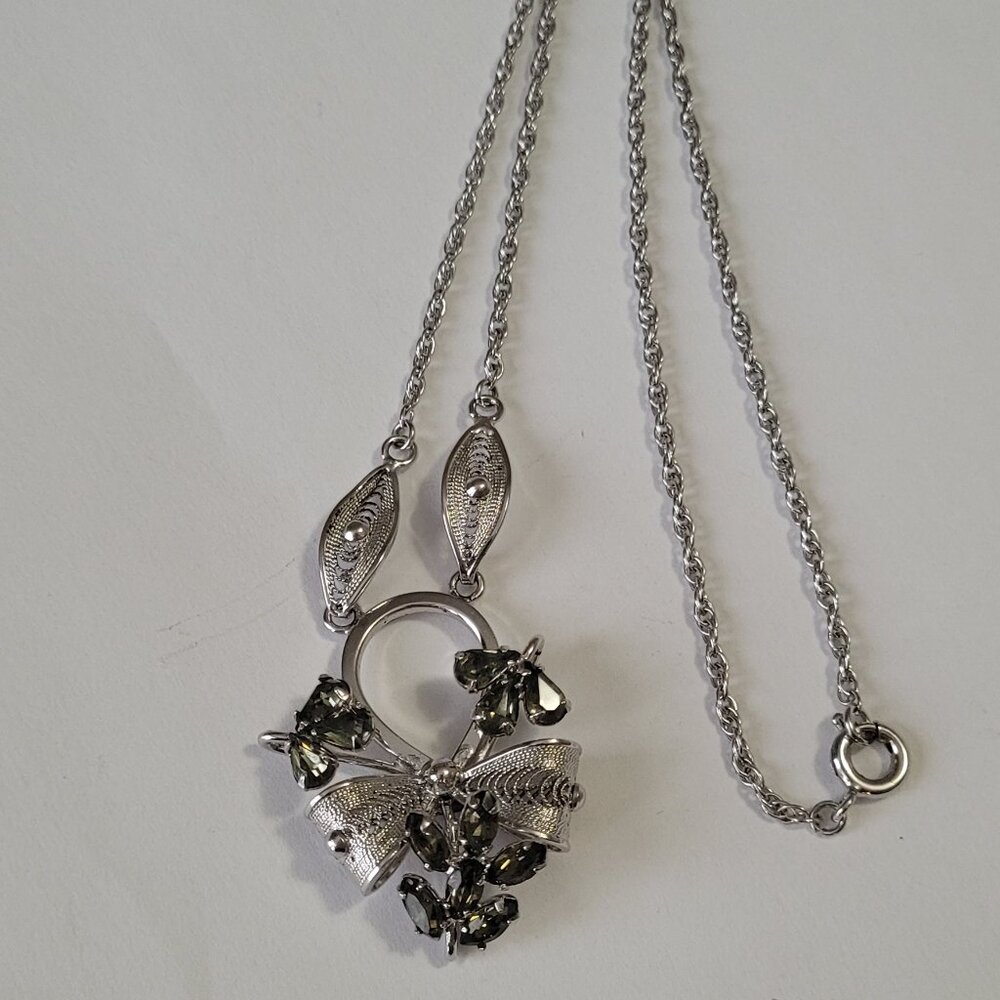 Green Stones Sterling Silver Joseph Esposito ESPO Necklace 925